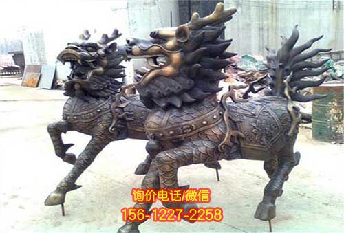 麒麟酒店景觀不銹鋼仿真動(dòng)物雕塑 麒麟酒店景觀不銹鋼仿真動(dòng)物雕塑