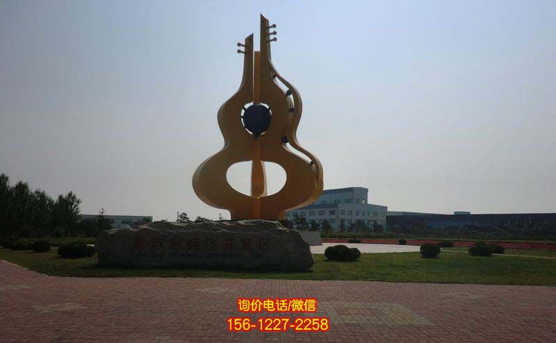 葫蘆城市不銹鋼抽象雕塑 葫蘆城市不銹鋼抽象雕塑