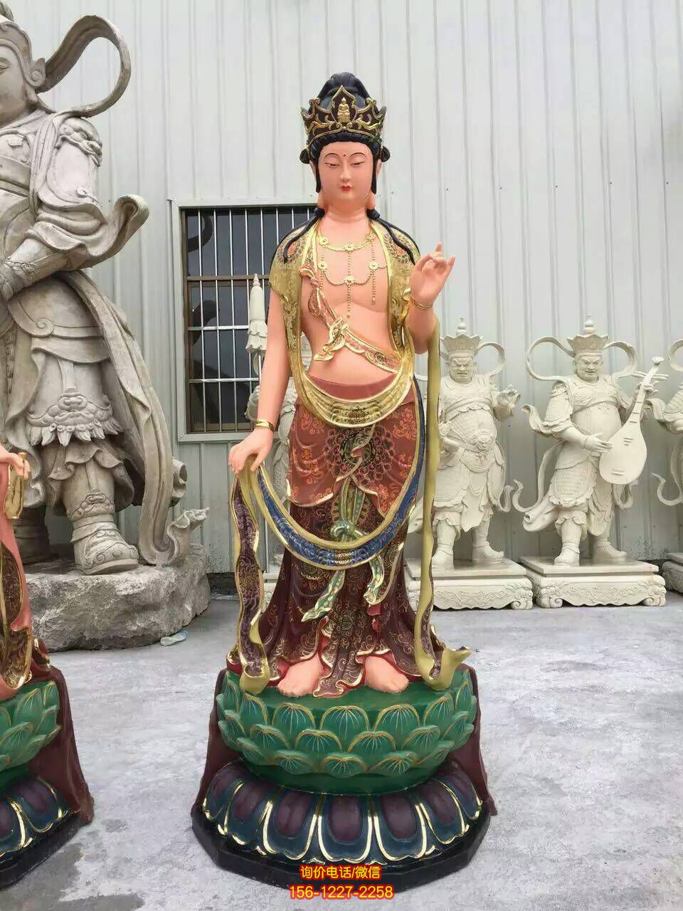 玻璃鋼彩繪創(chuàng)意玻璃鋼佛像三圣雕塑 玻璃鋼彩繪創(chuàng)意玻璃鋼佛像三圣雕塑