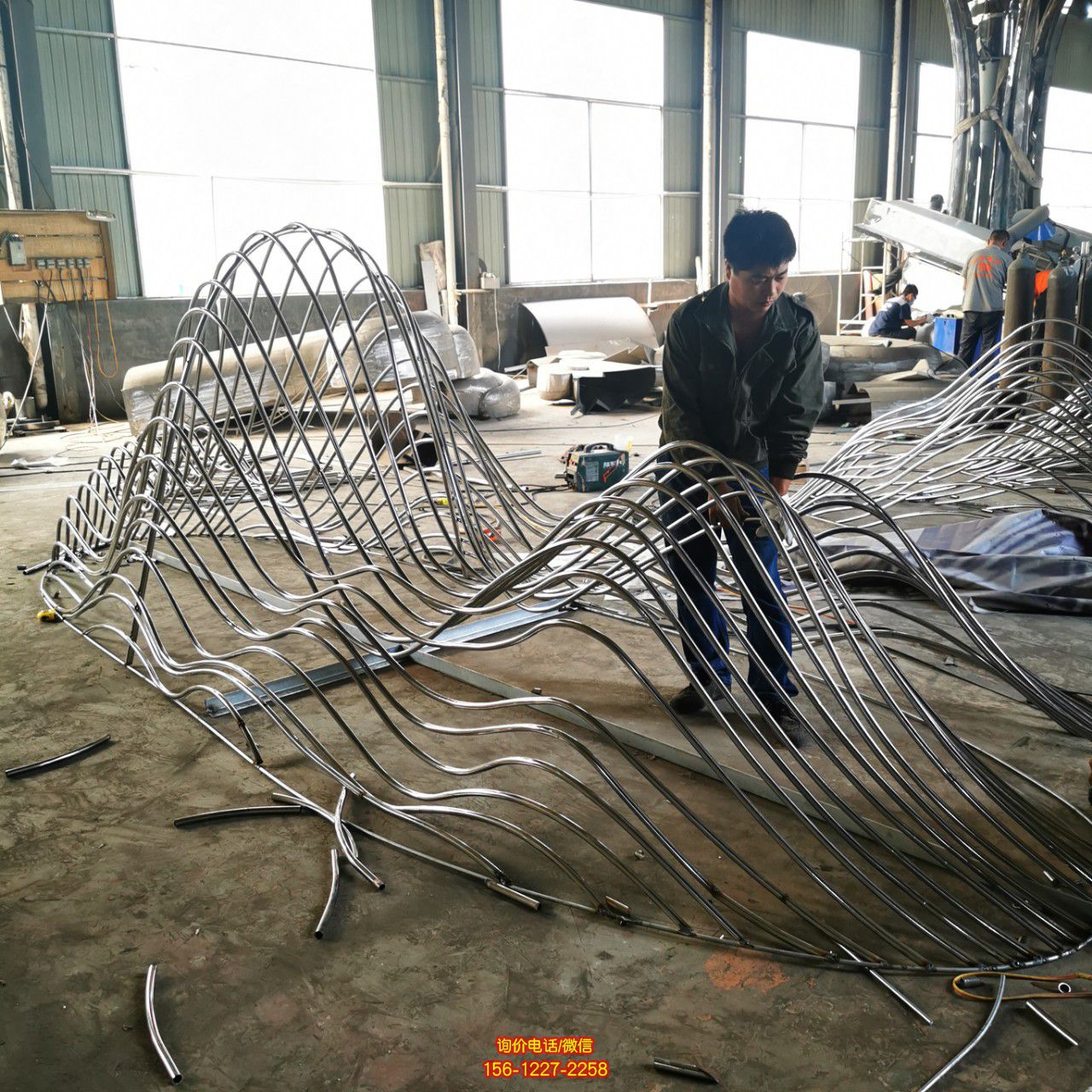 假山不銹鋼園林景觀大型不銹鋼雕塑擺件 假山不銹鋼園林景觀大型不銹鋼雕塑擺件