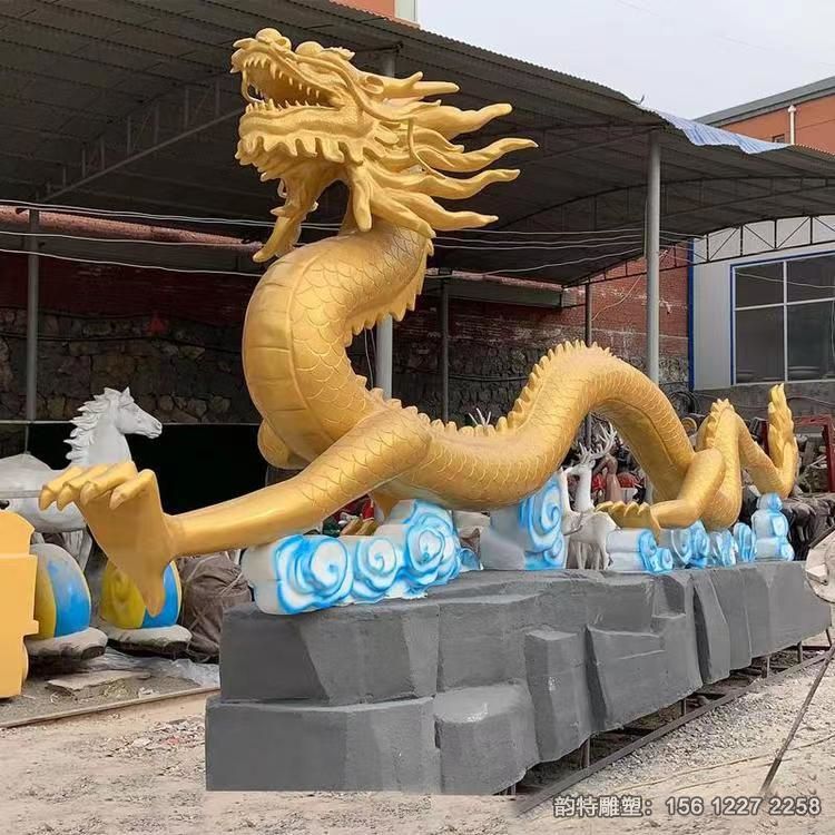 玻璃鋼龍雕塑 玻璃鋼龍雕塑