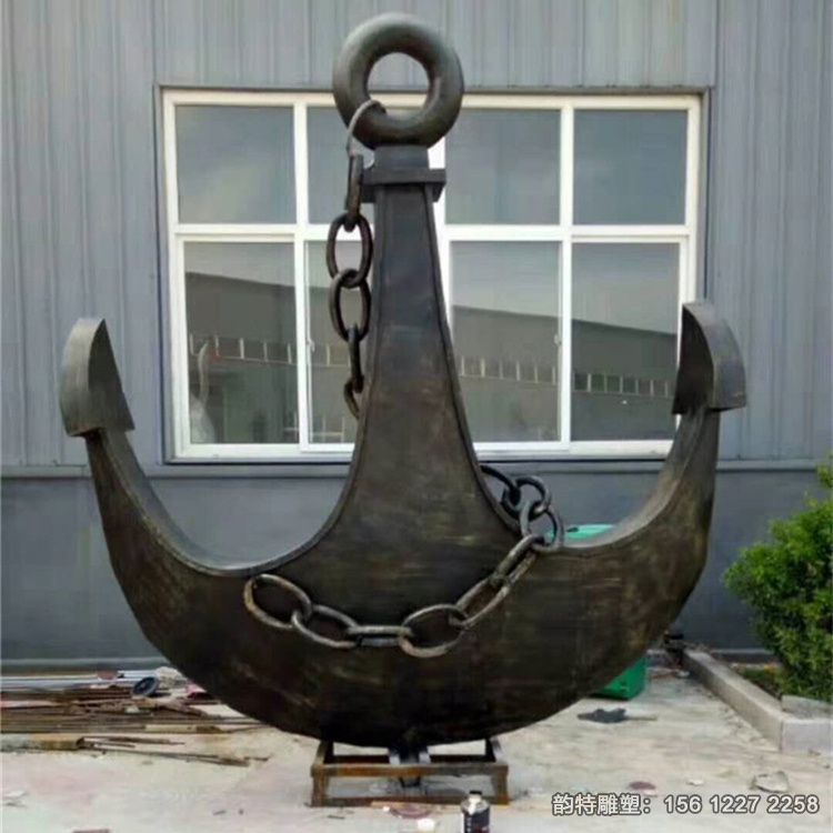 不銹鋼船錨雕塑 是一種古樸而又典雅的藝術作品 不銹鋼船錨雕塑 是一種古樸而又典雅的藝術作品
